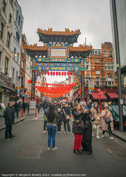 Chinatown London  Picture Board by Benjamin Brewty