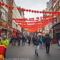 Buy canvas prints of London Chinatown  by Benjamin Brewty