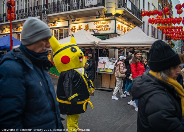 Pikachu Street Shot Picture Board by Benjamin Brewty