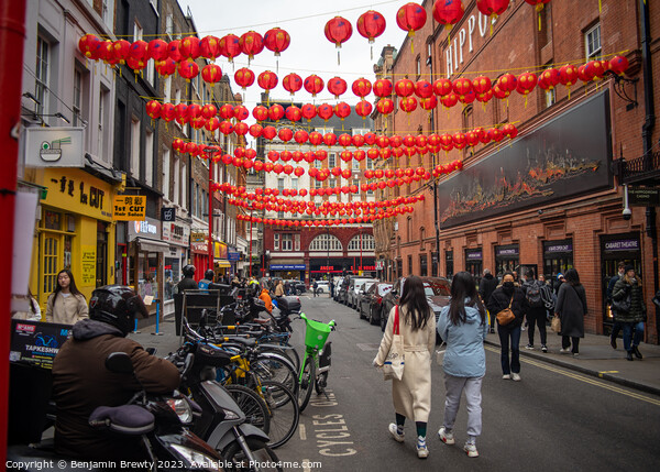 London Chinatown Picture Board by Benjamin Brewty