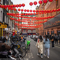 Buy canvas prints of London Chinatown by Benjamin Brewty