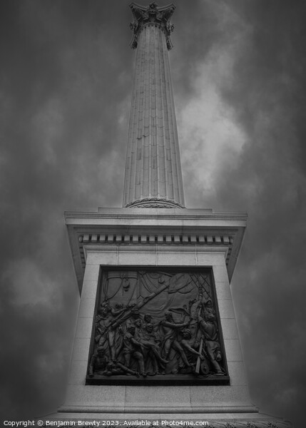 Nelson's Column Picture Board by Benjamin Brewty