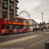 Buy canvas prints of London Sightseeing Bus by Benjamin Brewty