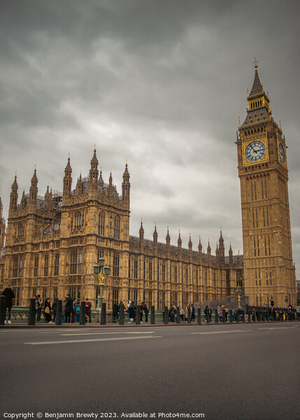 Big Ben & Parliament  Picture Board by Benjamin Brewty