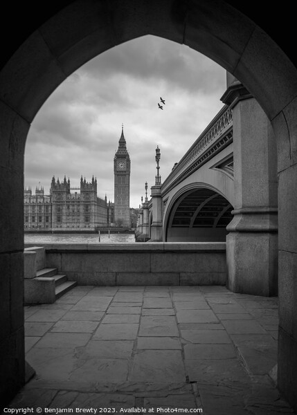 Iconic Big Ben Shot  Picture Board by Benjamin Brewty