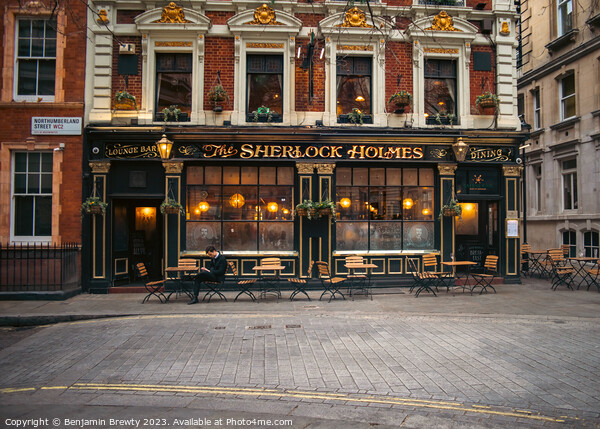 Sherlock Holmes Pub Picture Board by Benjamin Brewty