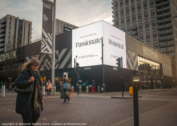 Wembley Box Park Picture Board by Benjamin Brewty