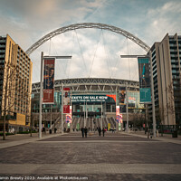 Buy canvas prints of Wembley Stadium  by Benjamin Brewty