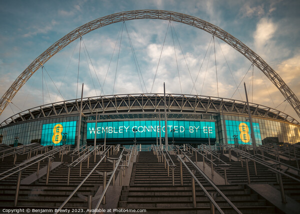 Wembley Stadium Picture Board by Benjamin Brewty