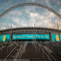 Buy canvas prints of Wembley Stadium by Benjamin Brewty
