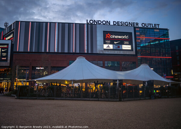 London Designer Outlet Picture Board by Benjamin Brewty