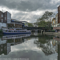 Buy canvas prints of Camden Canal  by Benjamin Brewty