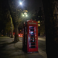 Buy canvas prints of Red Phone Box / Big Ben  by Benjamin Brewty