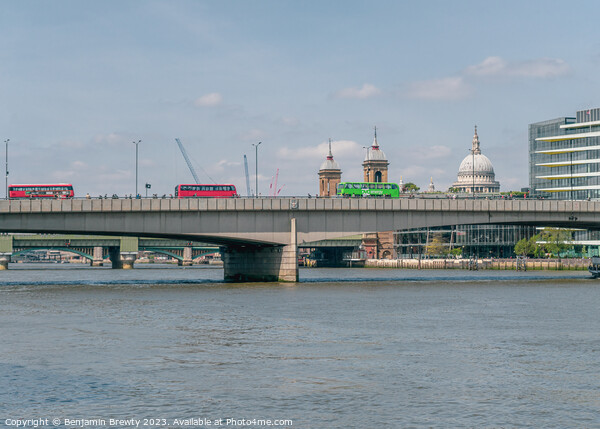 London Bridge  Picture Board by Benjamin Brewty