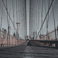 Buy canvas prints of Brooklyn bridge  by Benjamin Brewty