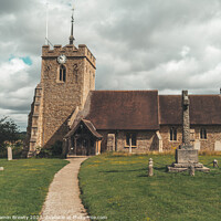 Buy canvas prints of St Ippolyts Church  by Benjamin Brewty