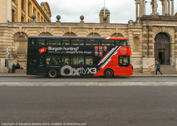 Oxford Bus Picture Board by Benjamin Brewty