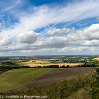 Buy canvas prints of Dunstable Downs Panorama  by Benjamin Brewty