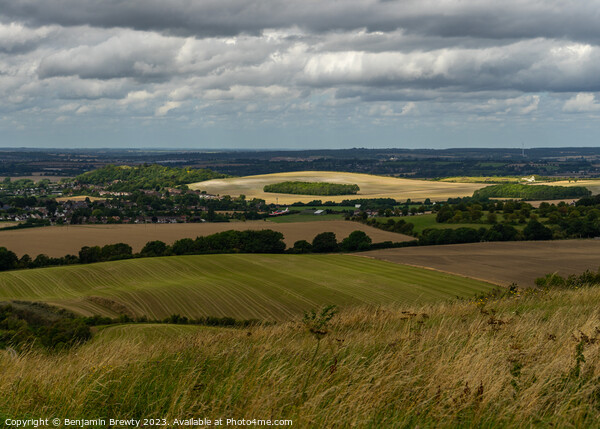Dunstable Downs Picture Board by Benjamin Brewty