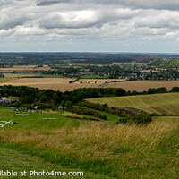 Buy canvas prints of Dunstable Downs Panorama  by Benjamin Brewty