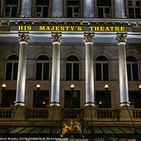 Buy canvas prints of His Majesty's Theatre by Benjamin Brewty