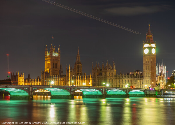 London Skyline Picture Board by Benjamin Brewty