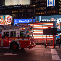 Buy canvas prints of Fire truck by Benjamin Brewty