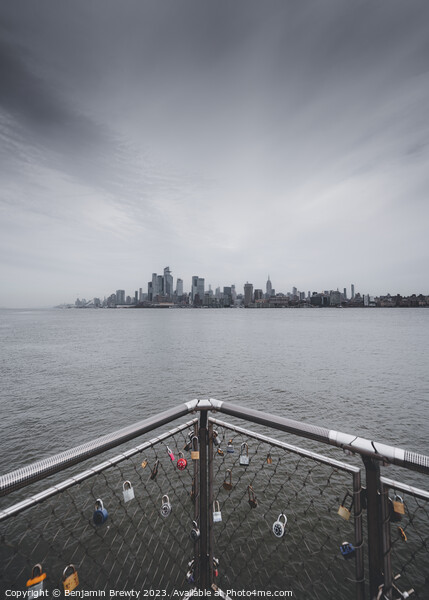 Manhattan Skyline Picture Board by Benjamin Brewty