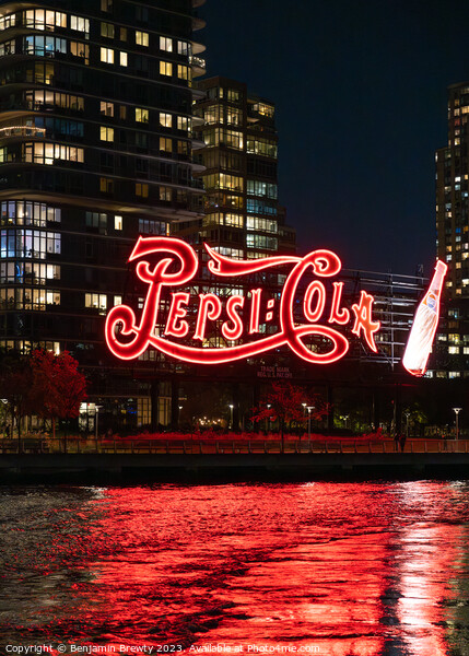 Pepsi-Cola Sign Picture Board by Benjamin Brewty