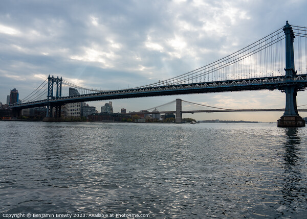 New York Bridges Picture Board by Benjamin Brewty