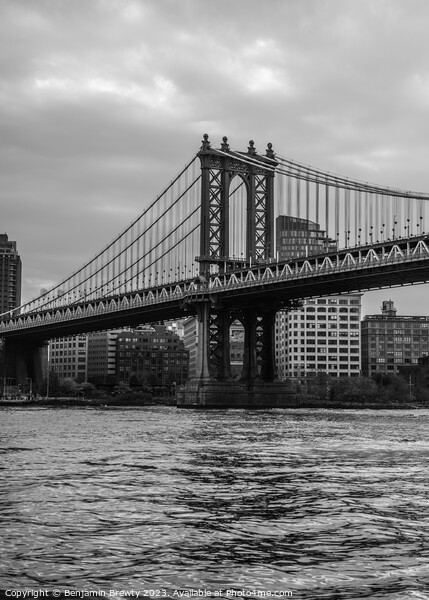 Manhattan Bridge  Picture Board by Benjamin Brewty