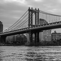 Buy canvas prints of Manhattan Bridge  by Benjamin Brewty