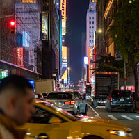 Buy canvas prints of Taxi In NYC by Benjamin Brewty
