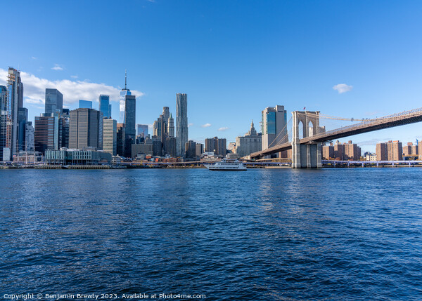 Manhattan Skyline  Picture Board by Benjamin Brewty