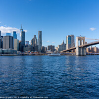 Buy canvas prints of Manhattan Skyline  by Benjamin Brewty