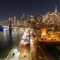 Buy canvas prints of Manhattan Bridge by Benjamin Brewty