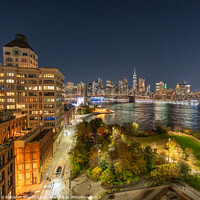 Buy canvas prints of Manhattan Bridge View by Benjamin Brewty