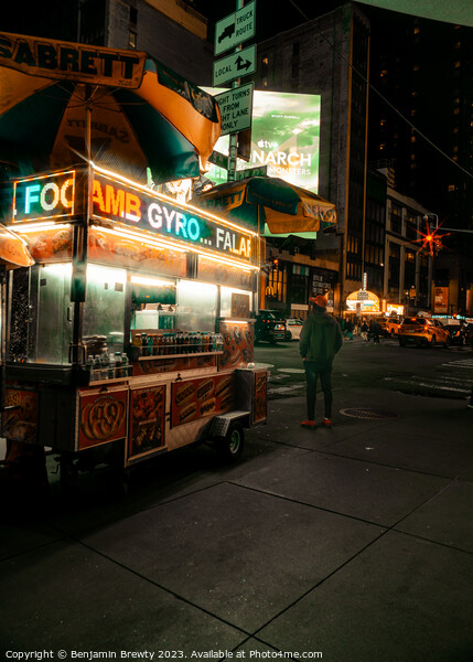 NYC Street Food Picture Board by Benjamin Brewty