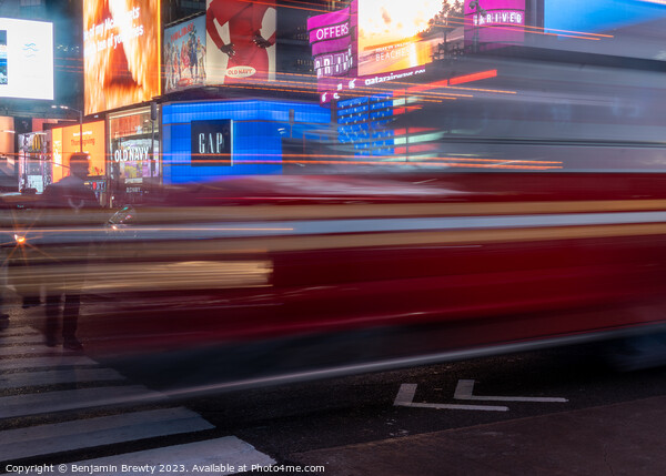 Times Square Long Exposure Picture Board by Benjamin Brewty