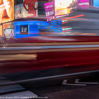 Buy canvas prints of Times Square Long Exposure by Benjamin Brewty
