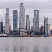 Buy canvas prints of Manhattan Skyscrapers Long Exposure by Benjamin Brewty
