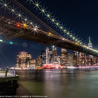 Buy canvas prints of Long Exposure NYC Skyline by Benjamin Brewty