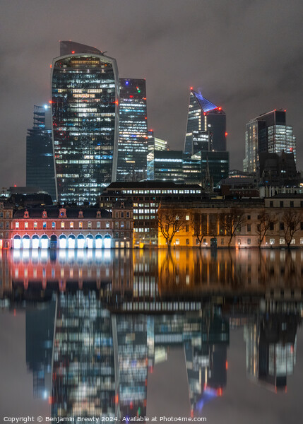 London Skyscrapers Picture Board by Benjamin Brewty