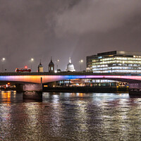 Buy canvas prints of London Bridge View by Benjamin Brewty