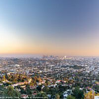 Buy canvas prints of Sunset LA by Benjamin Brewty