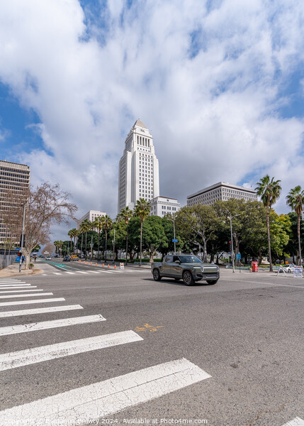 Los Angeles City Hall Picture Board by Benjamin Brewty