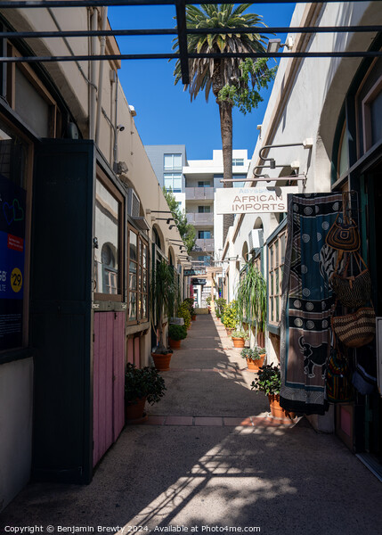 Los Angeles Alleyway  Picture Board by Benjamin Brewty