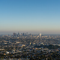 Buy canvas prints of Los Angeles Skyline  by Benjamin Brewty