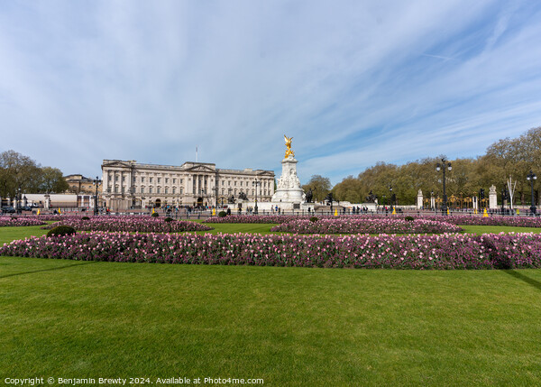 Buckingham Palace Grounds Picture Board by Benjamin Brewty