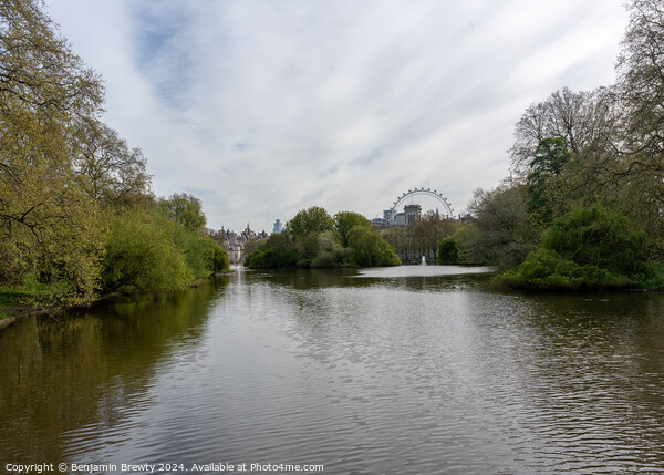 St James's Park Picture Board by Benjamin Brewty